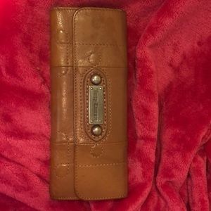 Juicy couture brown leather wallet